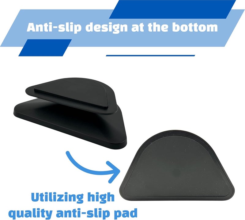 SINTRON Stand for Echᴏ Show 5 3rd gen, Adjustable Magnetic Stand Holder with 360 Degree Rotation, Swivel & Tilt Function, Anti-Slip Base - Black, Compatible with iPhone 12 & Newer Models - Image 5